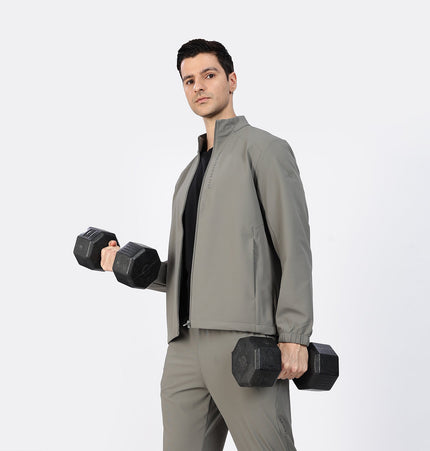 Xtep Men's Training Thermal Windbreaker Army Green