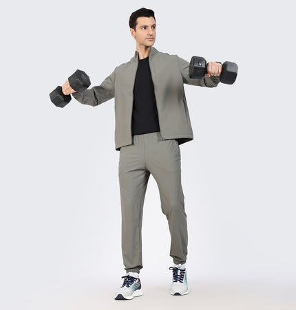 Xtep Men's Training Thermal Windbreaker Army Green