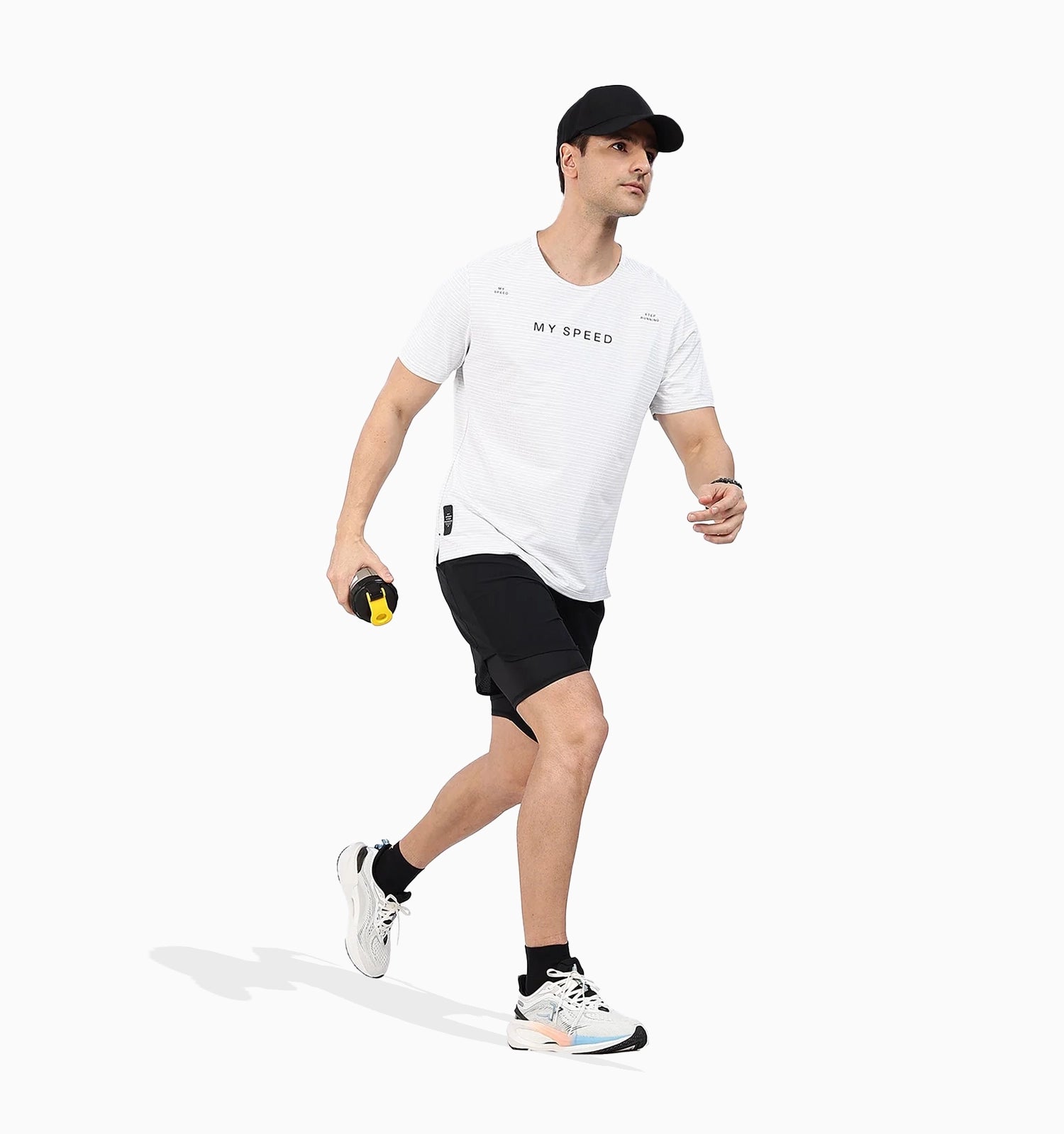 Dual-Layer Quick-Dry Shorts - Black