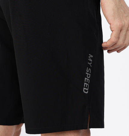 Xtep Men's 9 inch Lightweight Running Shorts Black