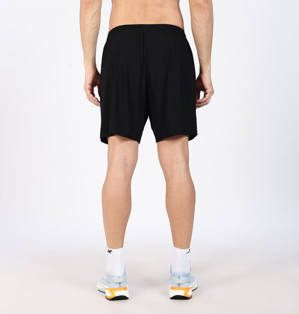 Xtep Men's 7-inch Quick Dry Antibacterial Running Shorts Black