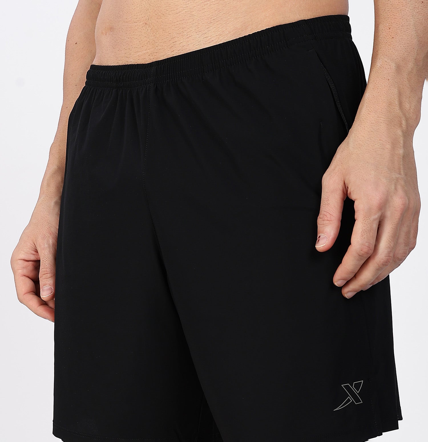 7-Inch Quick-Dry Running Shorts - Black