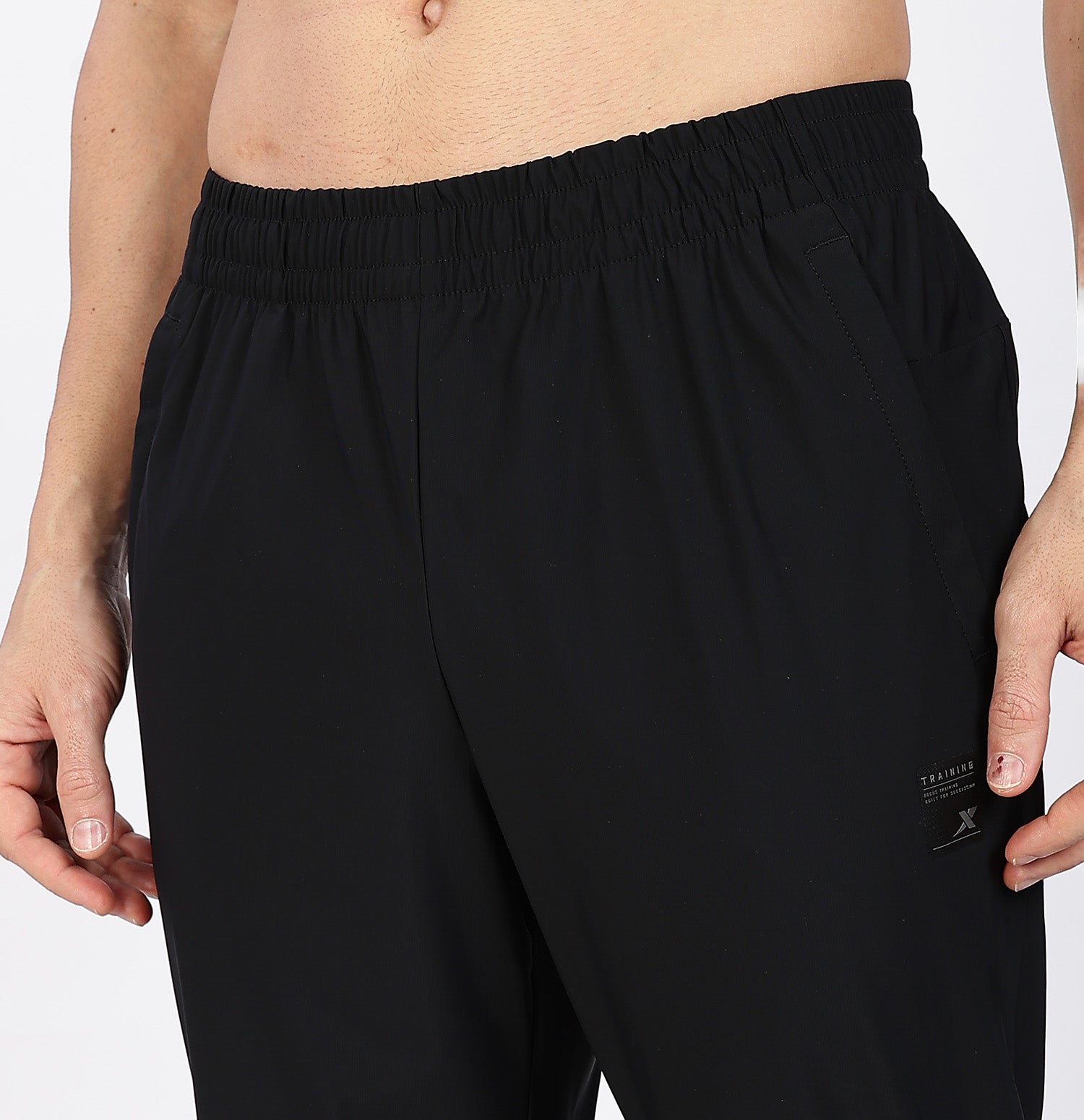 Xtep Men's Ice Cooling 3D Cut Training Trackpant Black