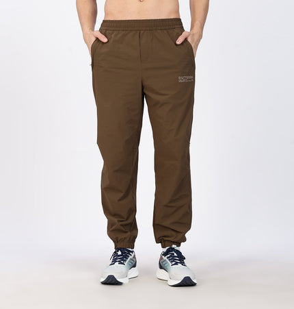 Xtep Men's Loose Fit Training Trackpant Brown