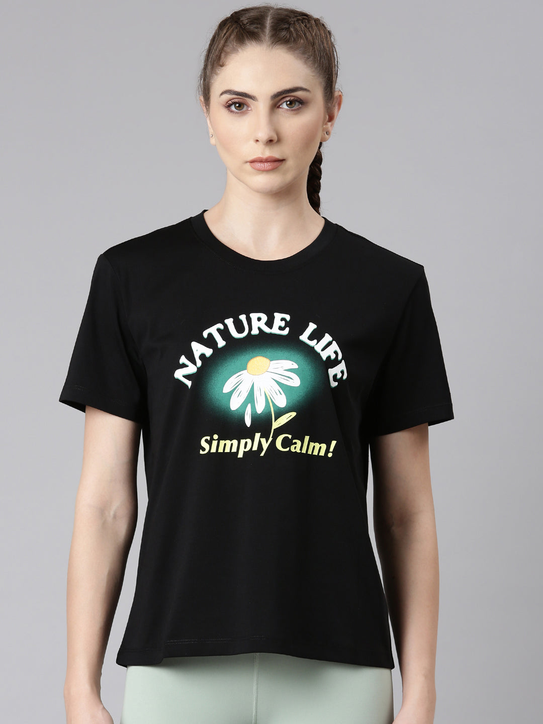 Xtep Women Lifestyle Short-sleeve T-shirt - Black / S