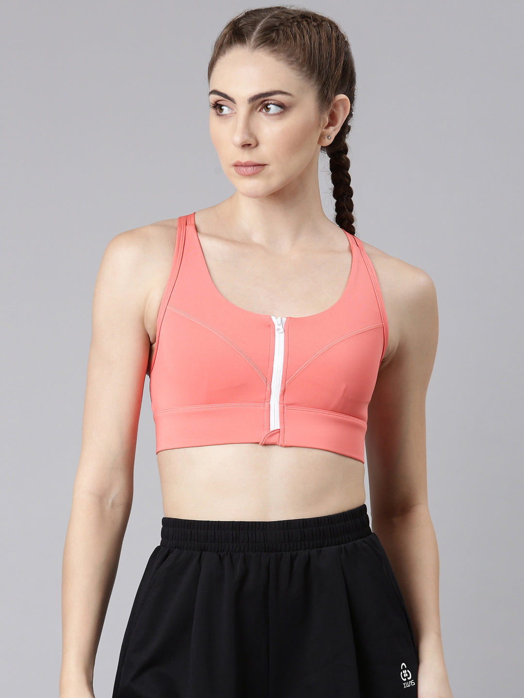 Xtep Women Training Bra - King Kong Pink / XS