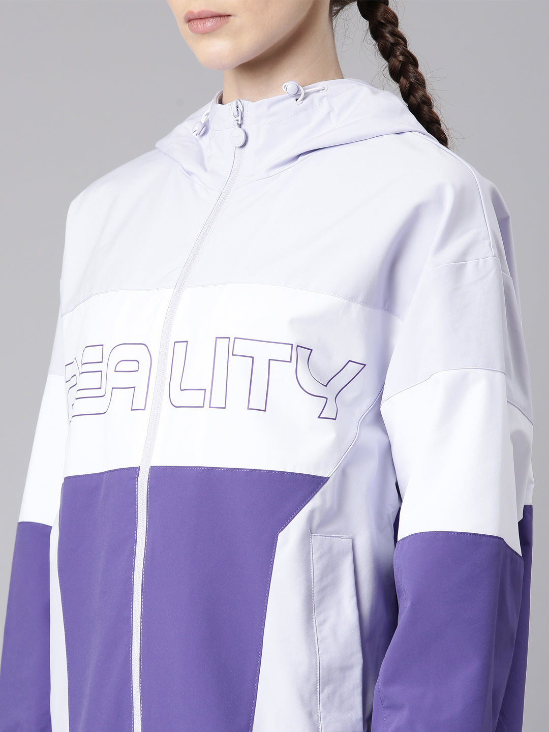 Xtep Colourblocked Windcheater Varsity Jacket