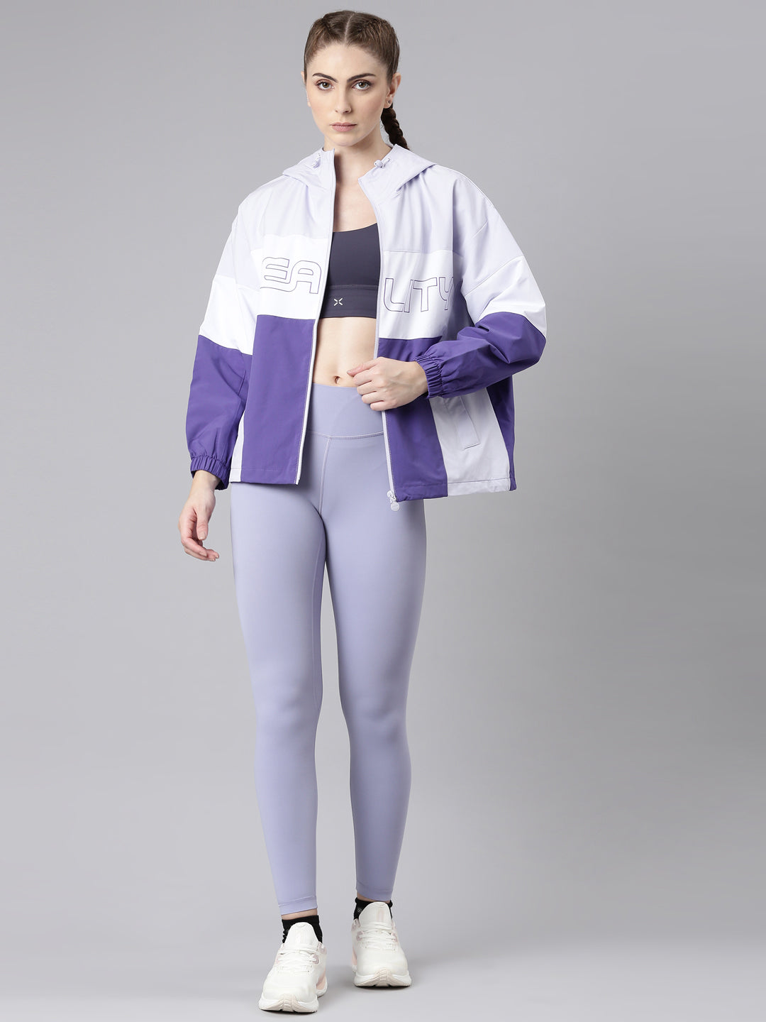 Xtep Colourblocked Windcheater Varsity Jacket