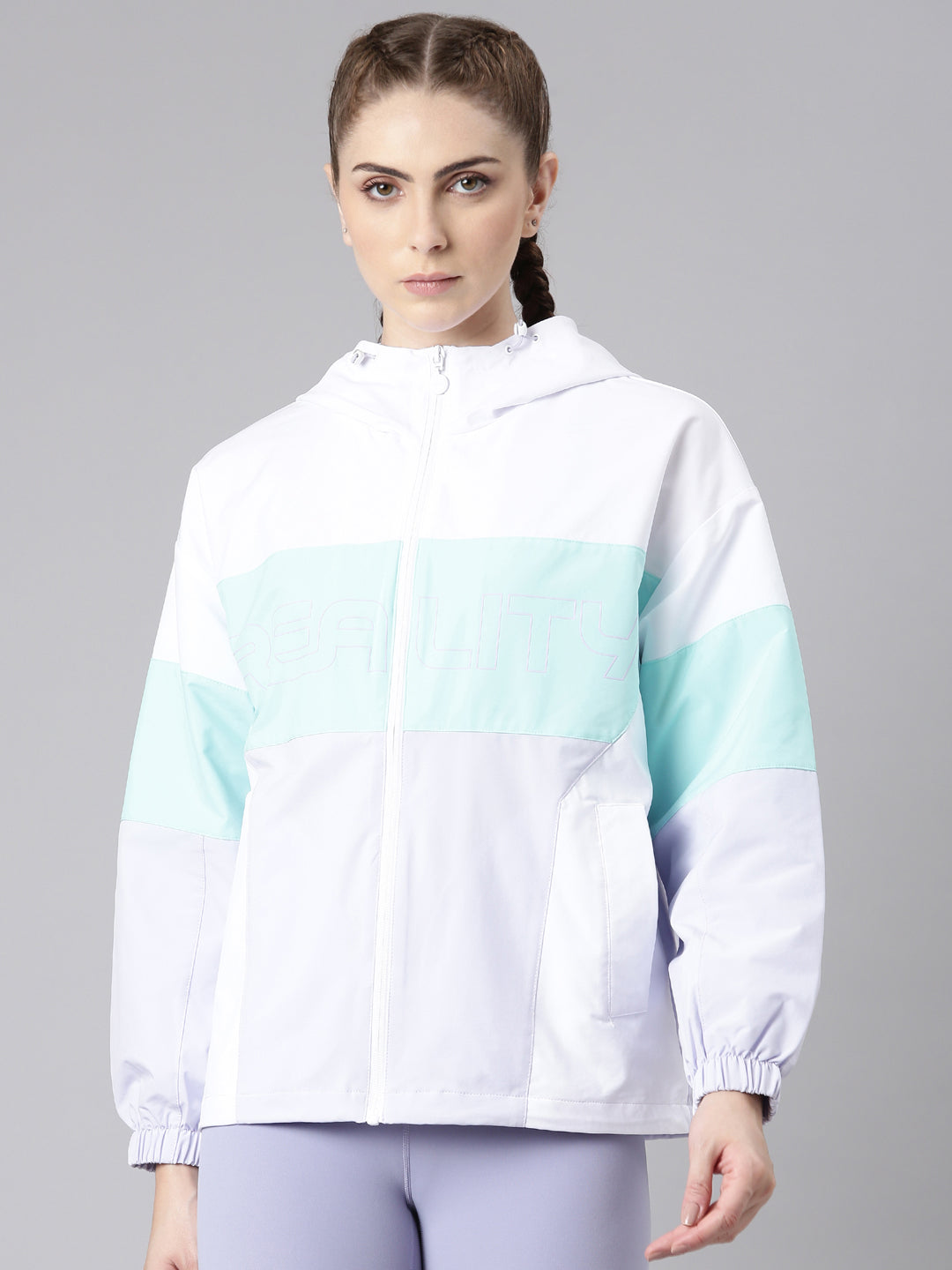 Xtep Colourblocked Windcheater Varsity Jacket