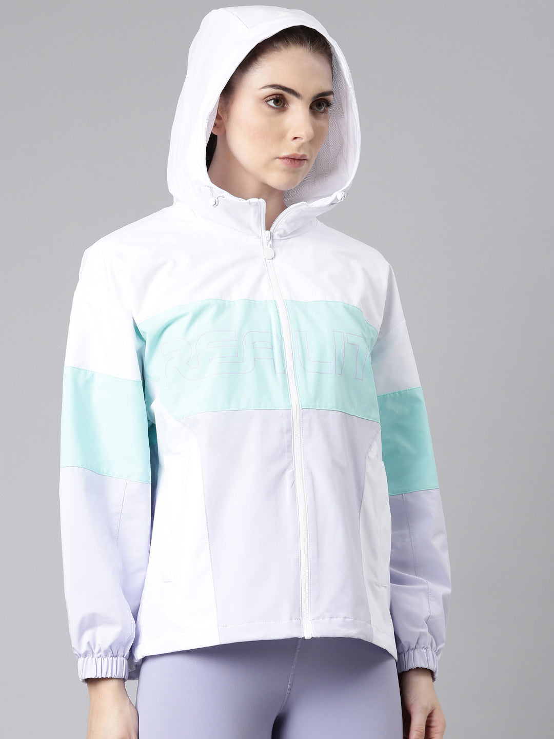 Xtep Colourblocked Windcheater Varsity Jacket