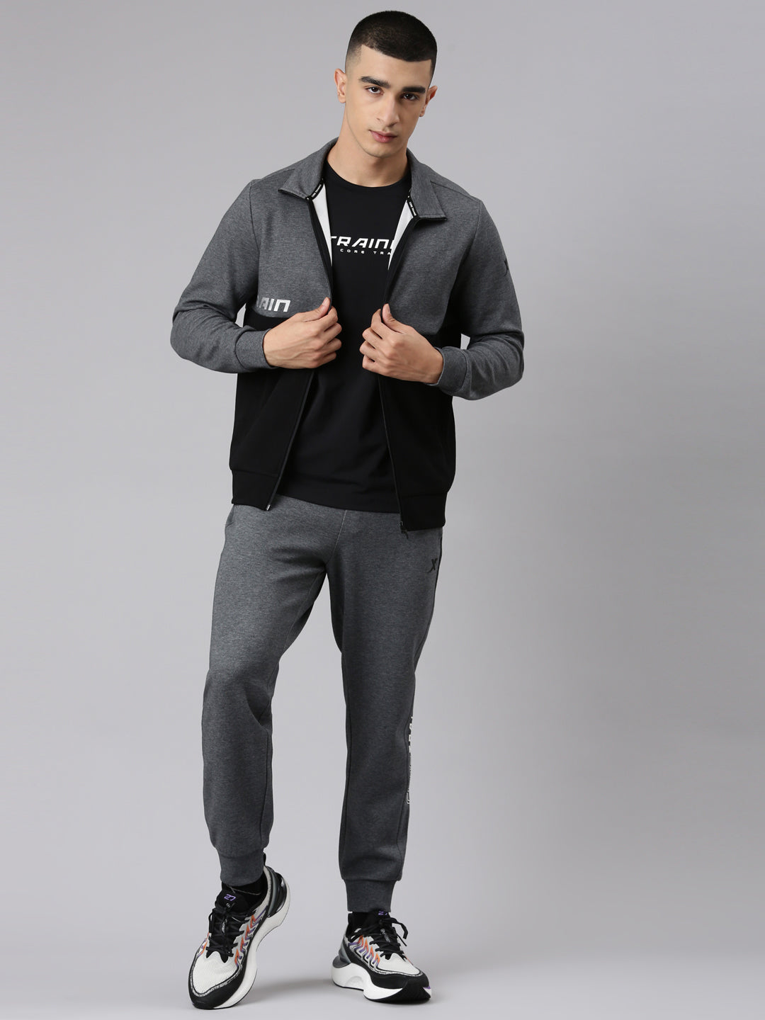 Xtep-Comfort Men Knitted Jacket