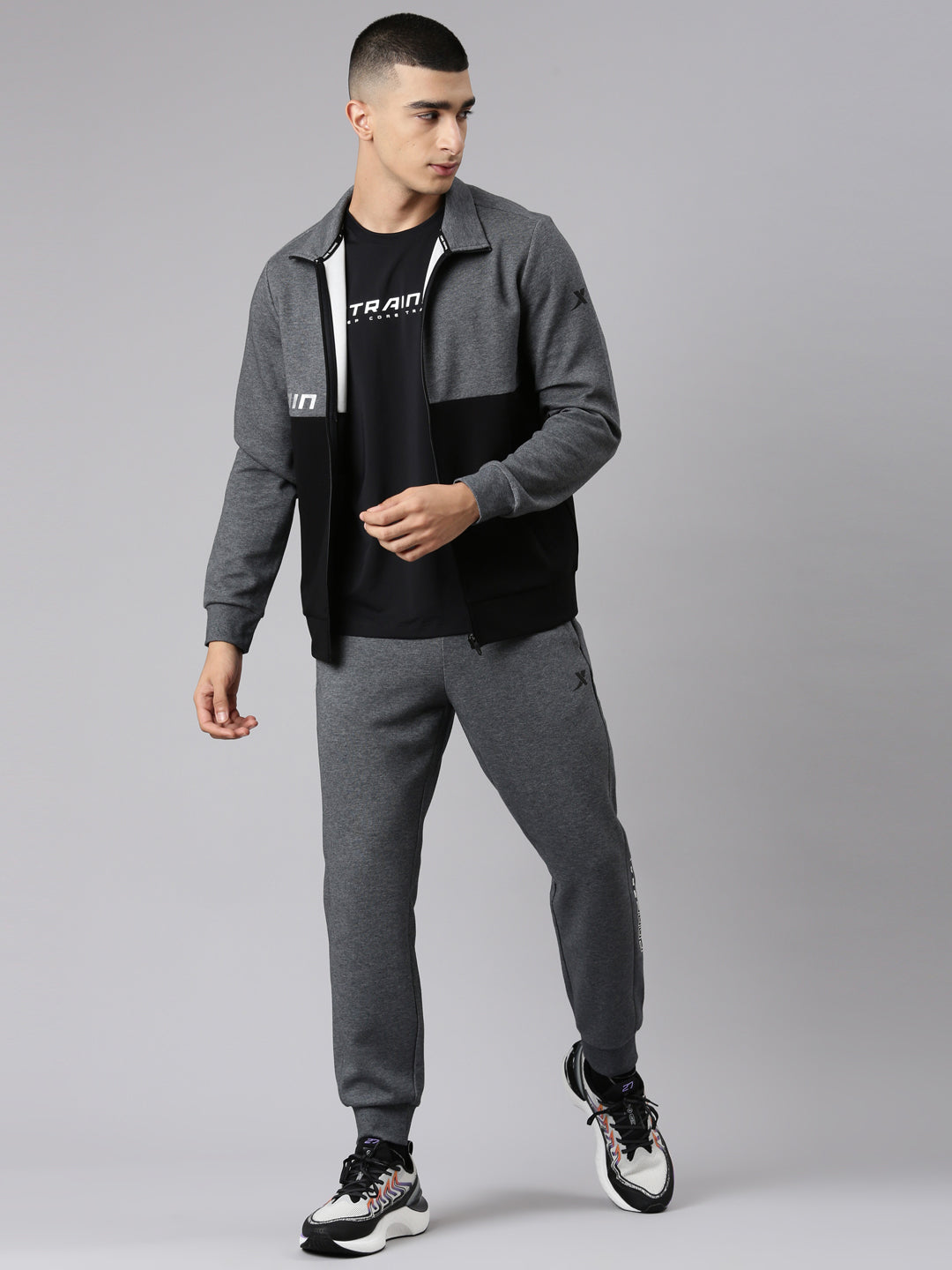 Xtep-Comfort Men Knitted Jacket