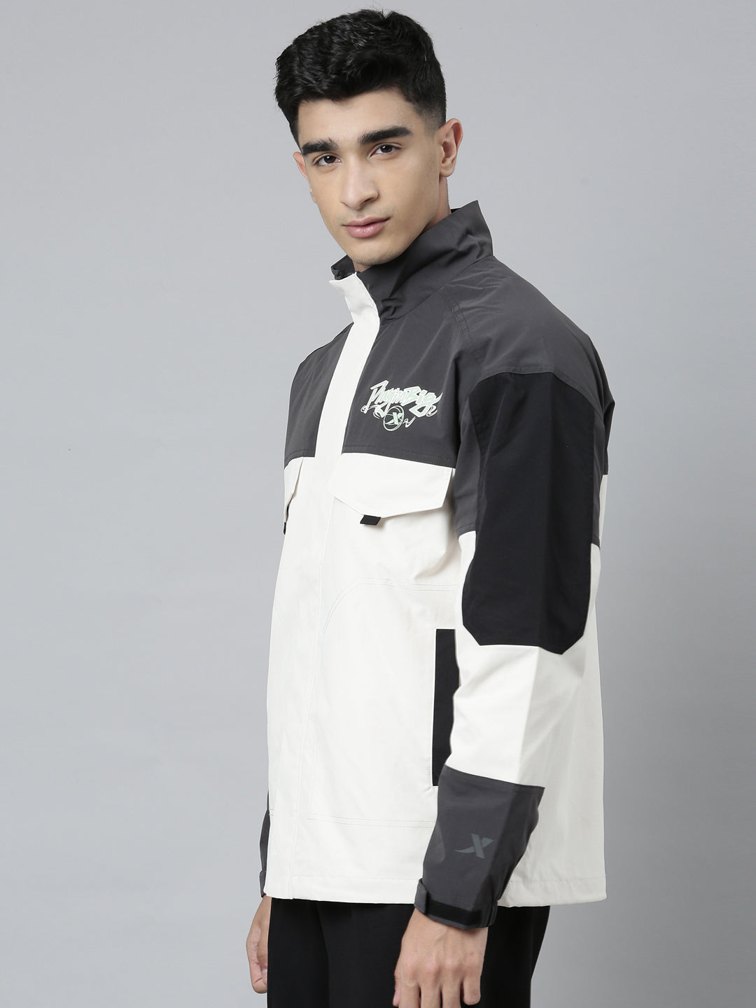 Xtep Colourblocked Double Layer Windbreaker Jacket