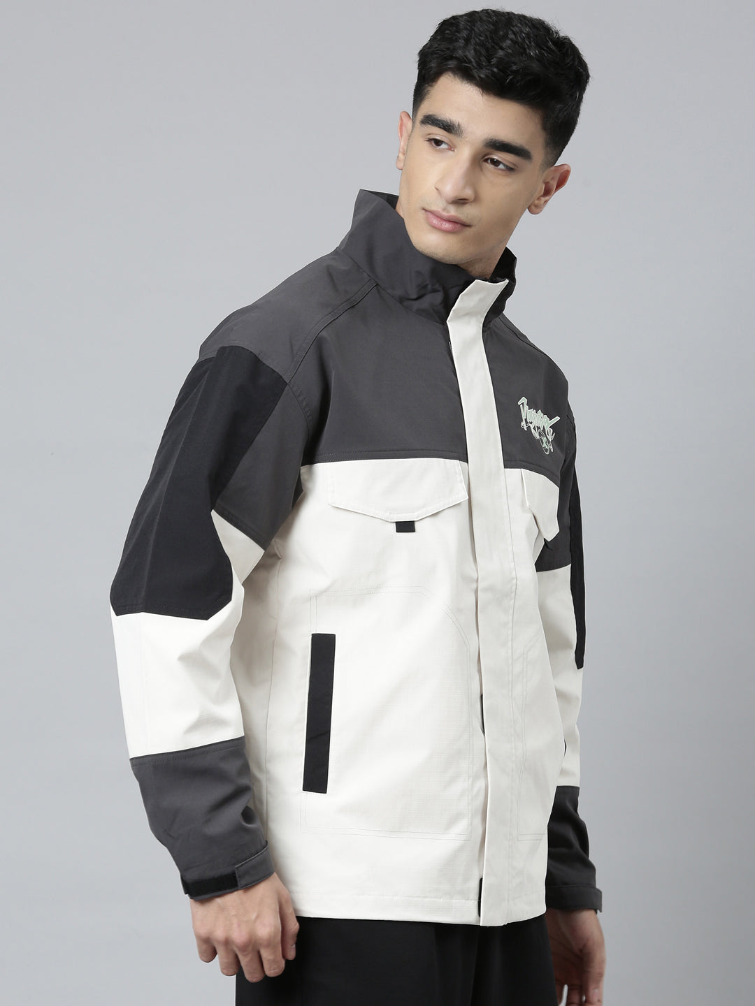 Xtep Colourblocked Double Layer Windbreaker Jacket