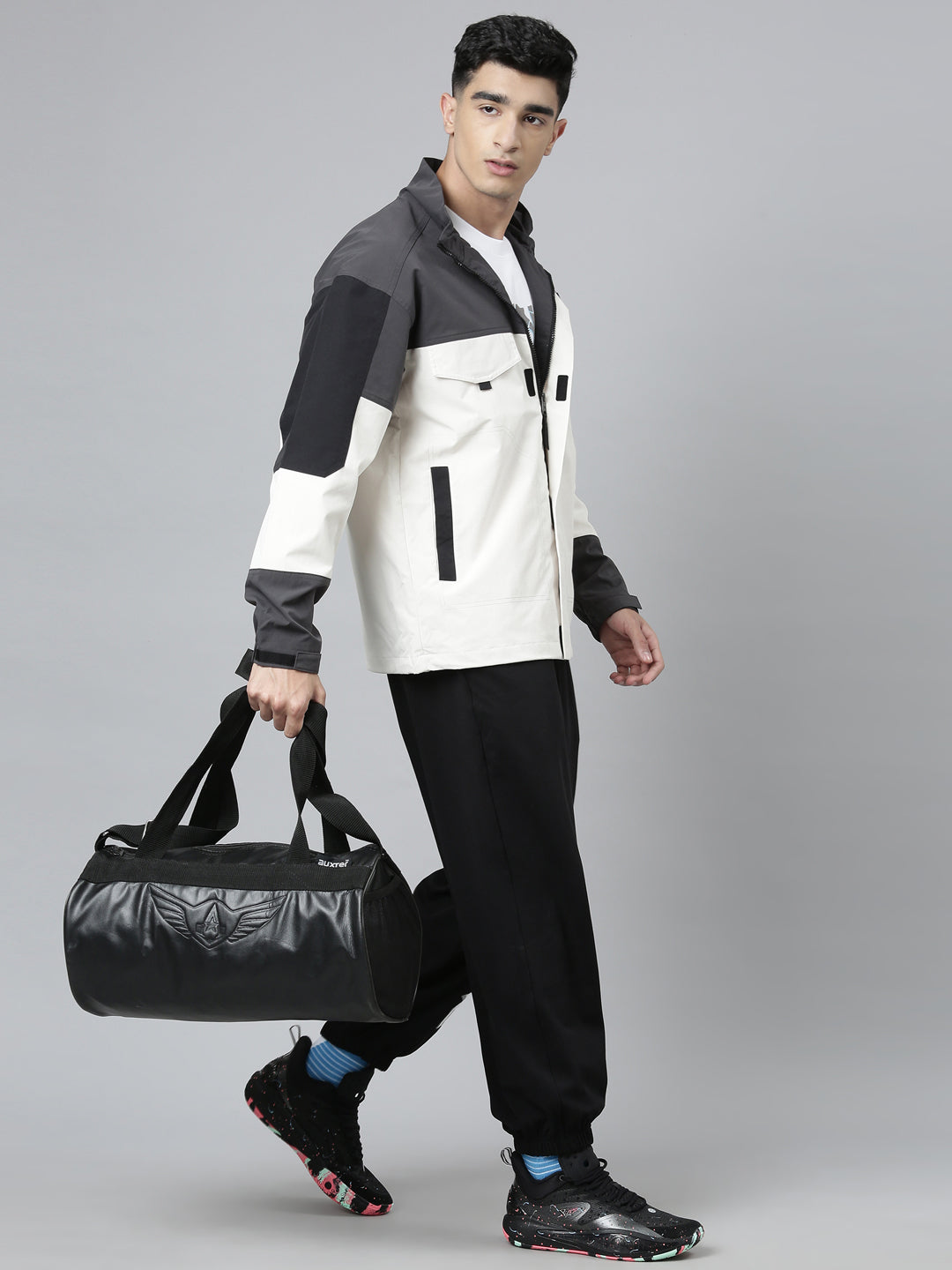 Xtep Colourblocked Double Layer Windbreaker Jacket
