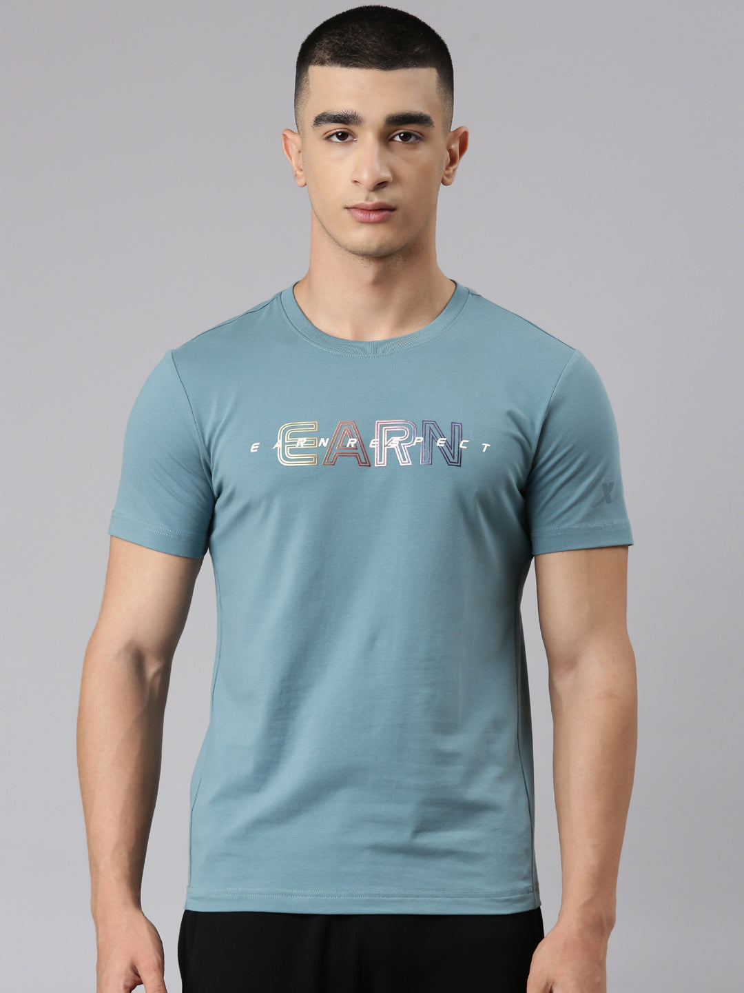Xtep Men Active Short-sleeve T-shirt - Greyish Green / S