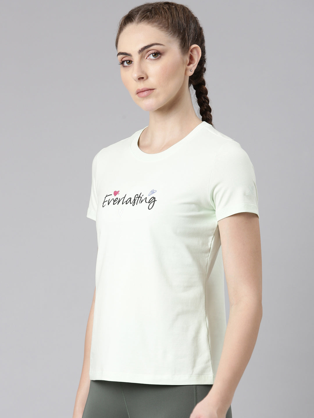 Xtep-Comfort Women Short-sleeve T-shirt