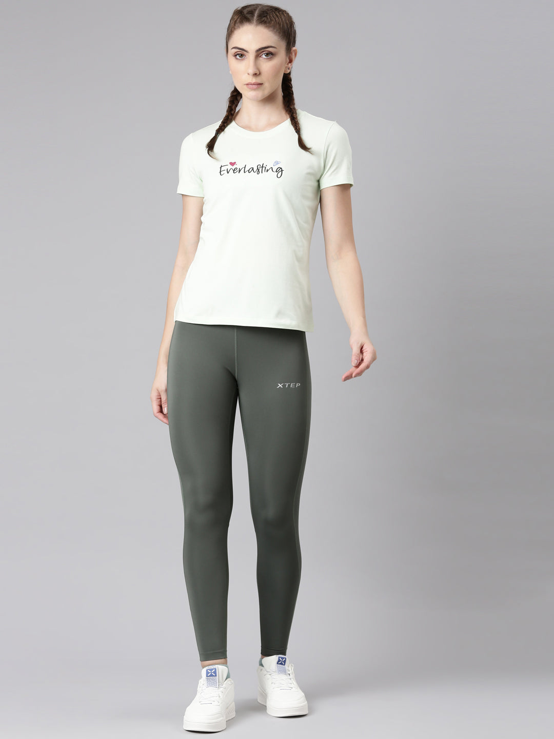 Xtep-Comfort Women Short-sleeve T-shirt