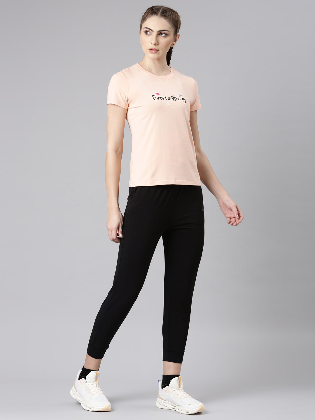 Xtep-Comfort Women Short-sleeve T-shirt