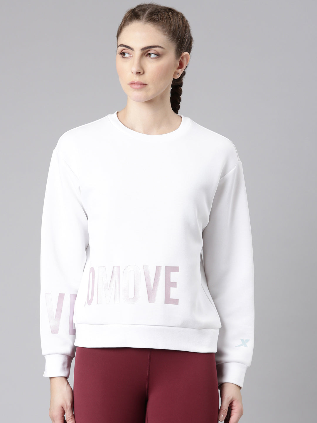 Xtep-Comfort Women Sweater - Pearl White / XS