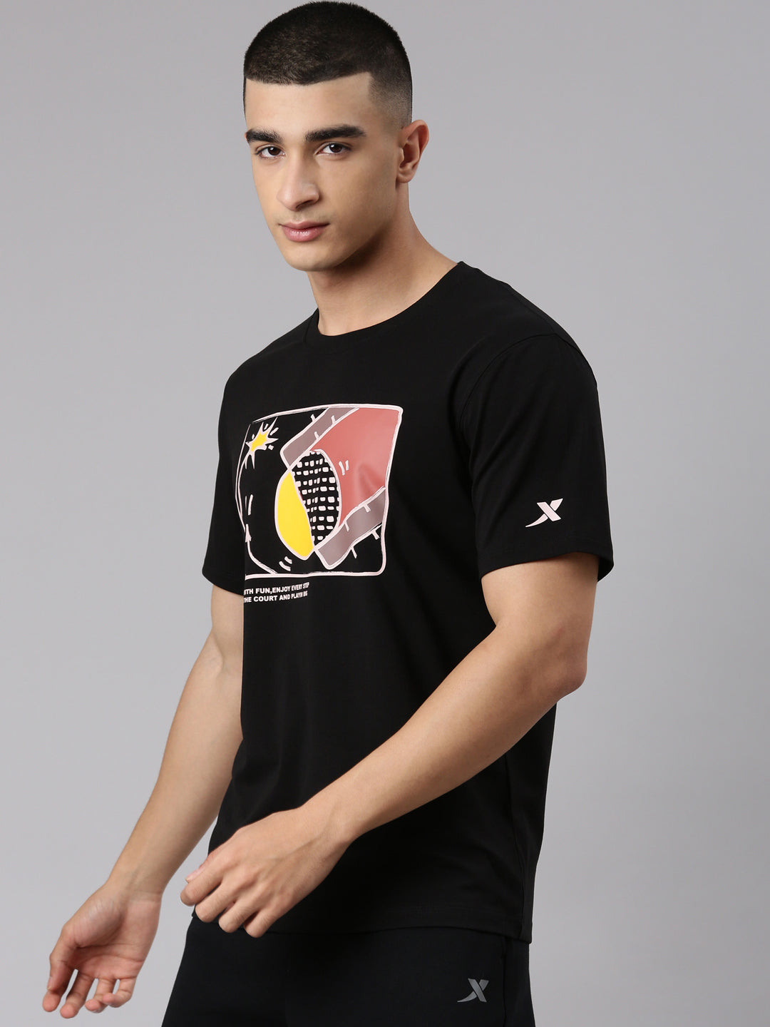 Xtep-Comfort Men Short-sleeve T-shirt