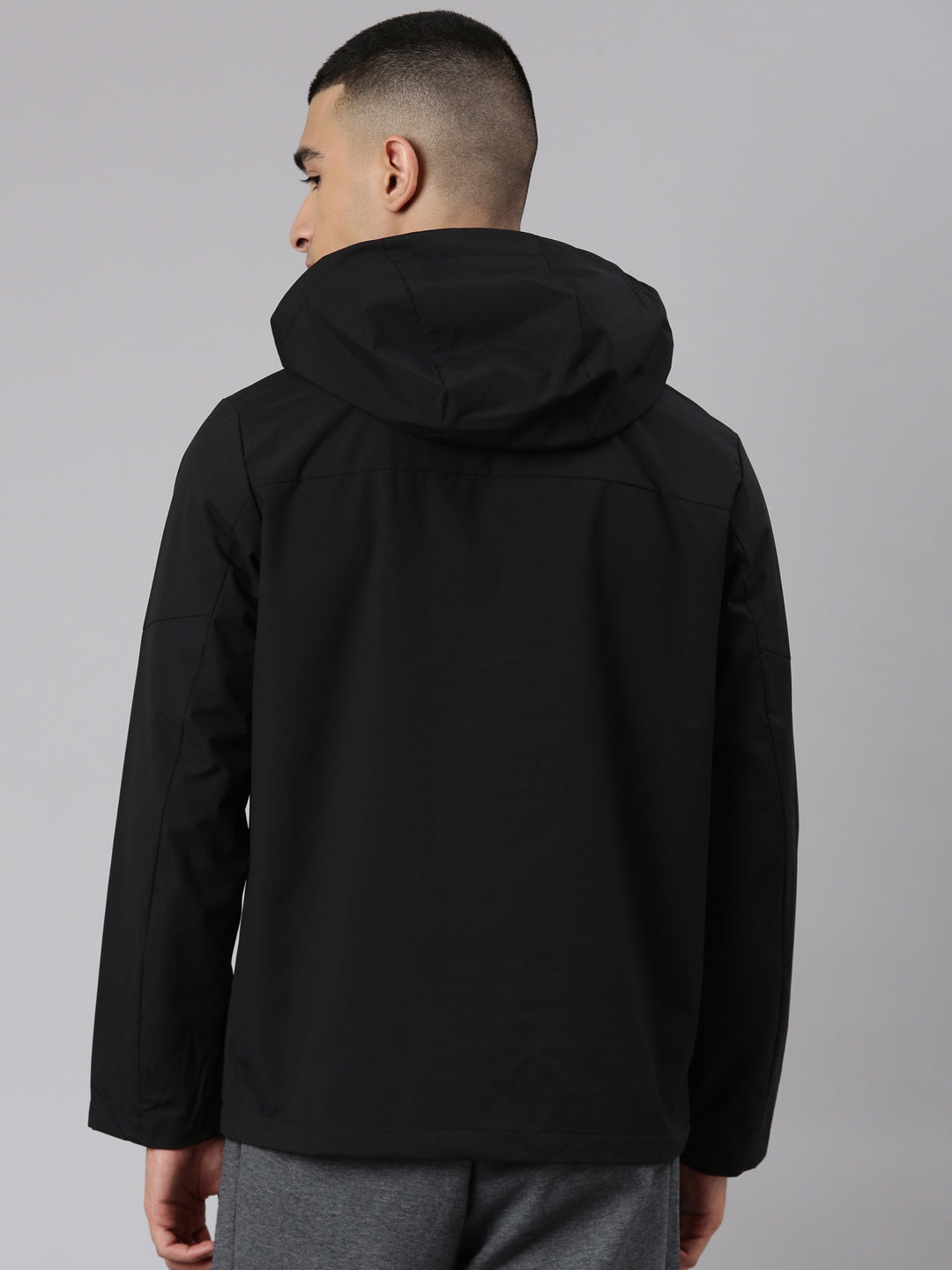 Xtep Mens Wind Breaker Jacket - Black