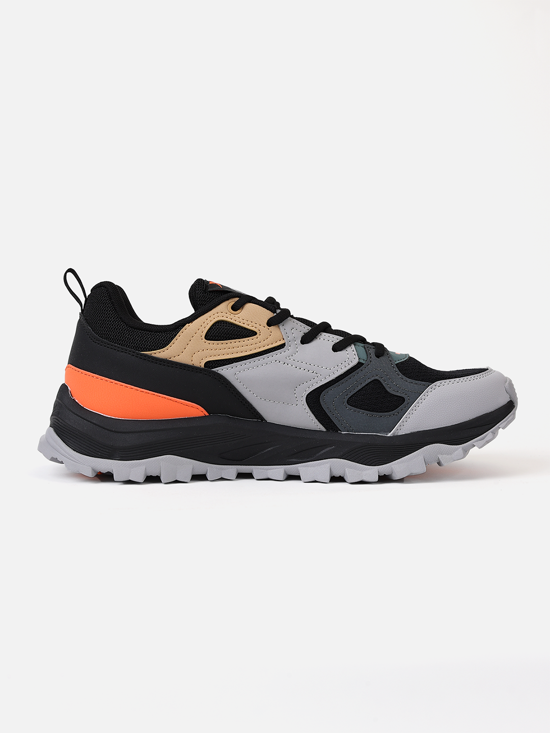 Xtep Outdoor Hiking Shoes - Black / Ash Grey / 40