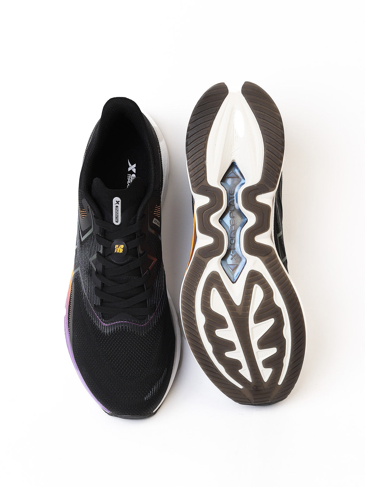 ACE Running Shoe - Black Neon Apricot