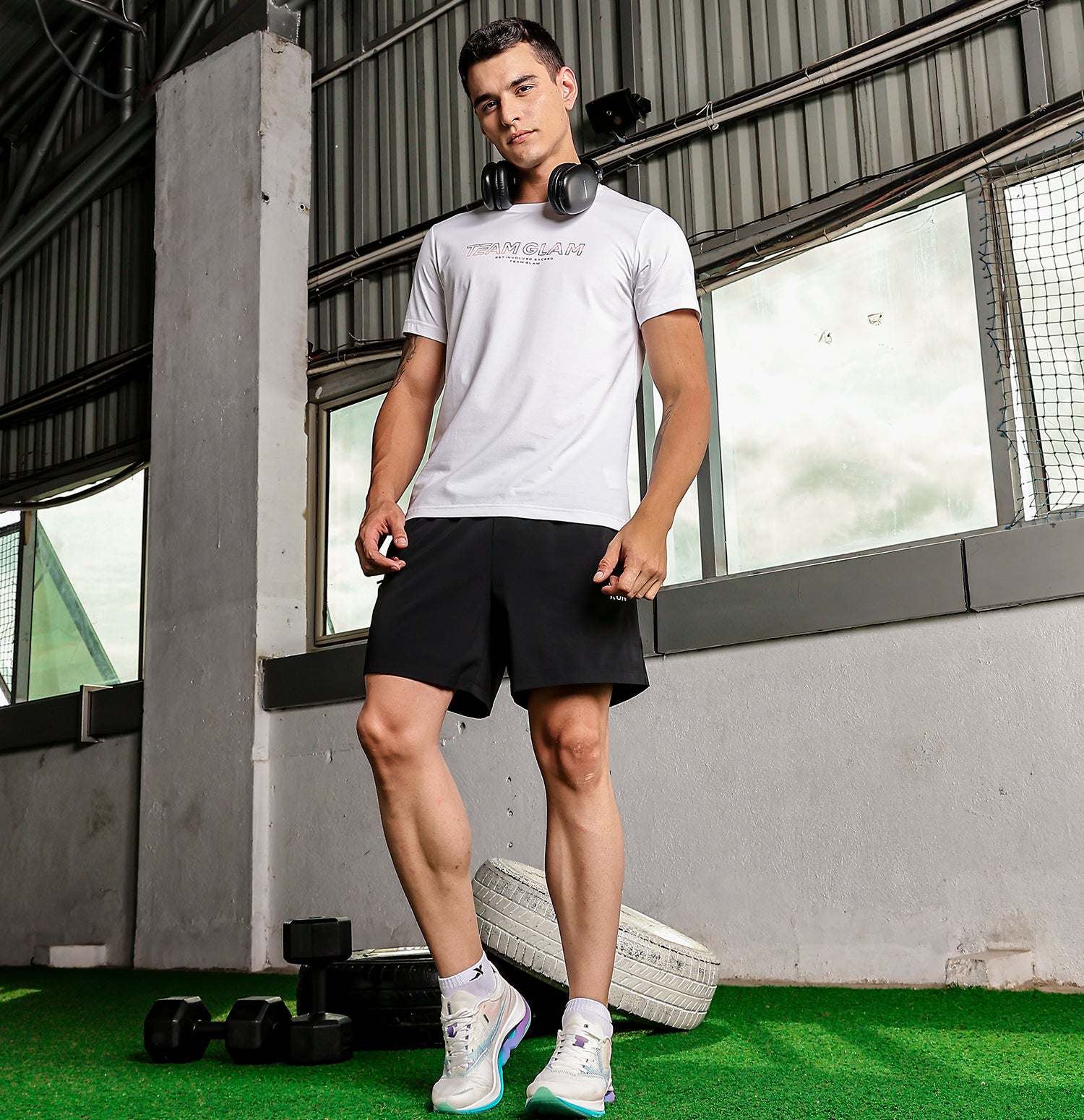 Xtep Men Active Printed T-shirt