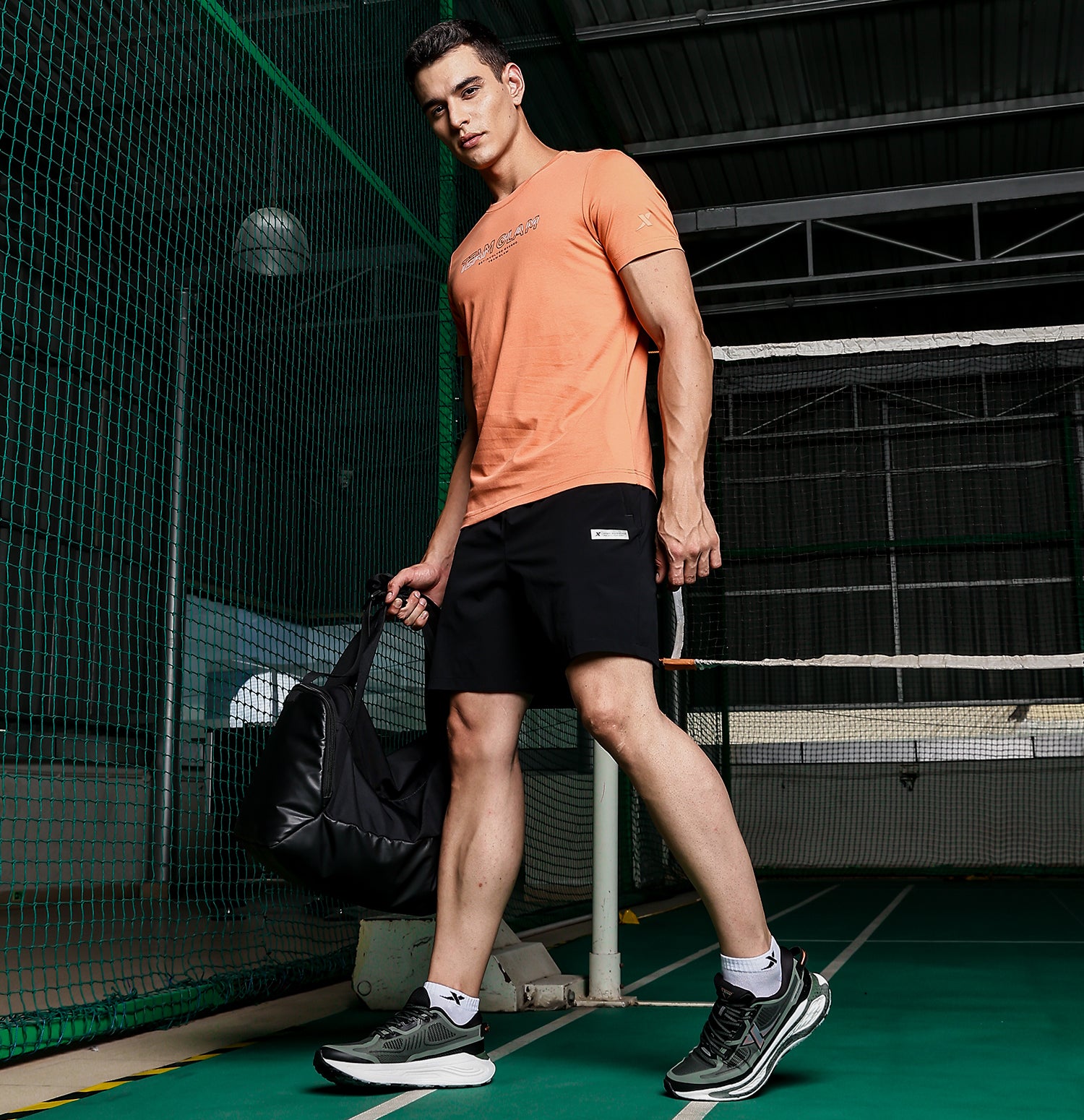 Xtep Men Active Printed T-shirt