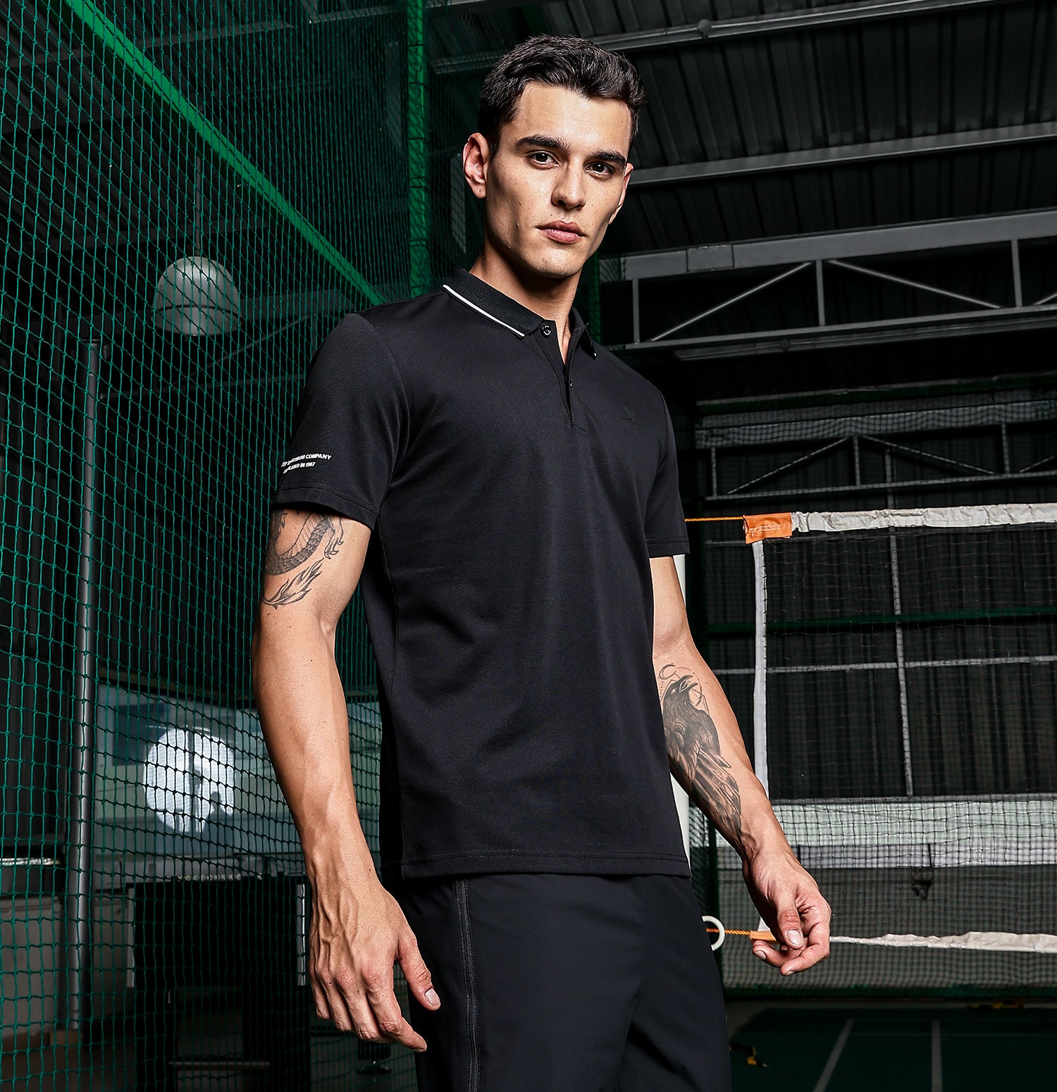 Xtep Men Lifestyle Sorona Polo T-Shirt – Breathable & Antibacterial