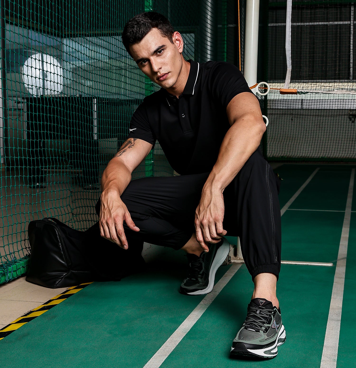 Xtep Men Lifestyle Sorona Polo T-Shirt – Breathable & Antibacterial