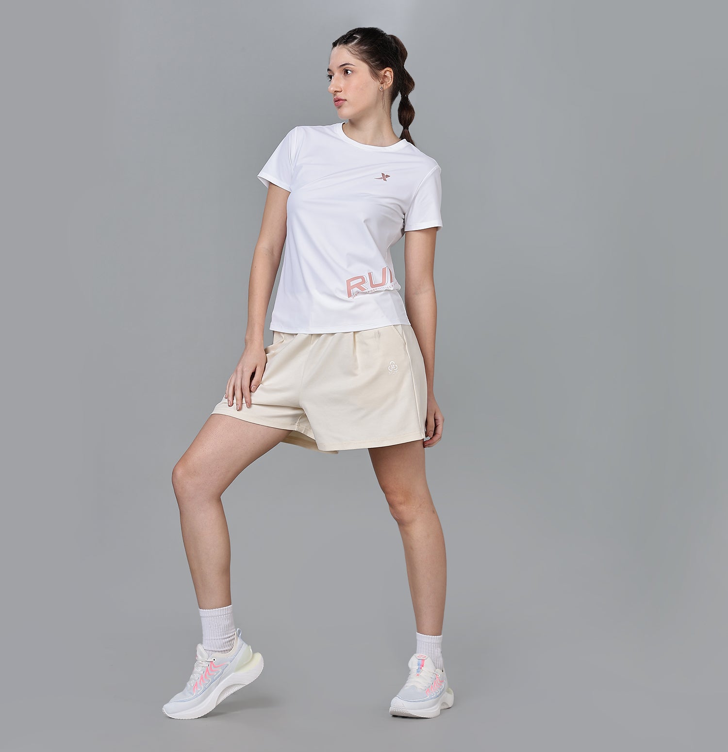 Xtep Running T-Shirt for Women - White