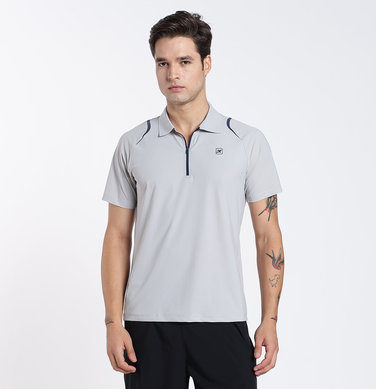 WarpKnit Performance Polo T-Shirt - Cadet Grey