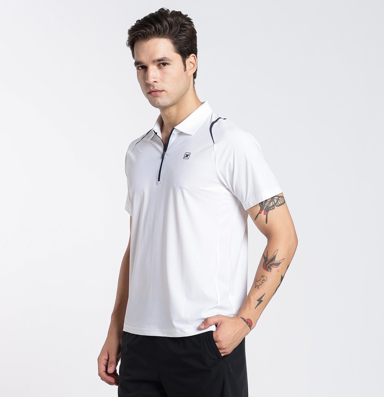 WarpKnit Performance Polo T-Shirt - Pearl White