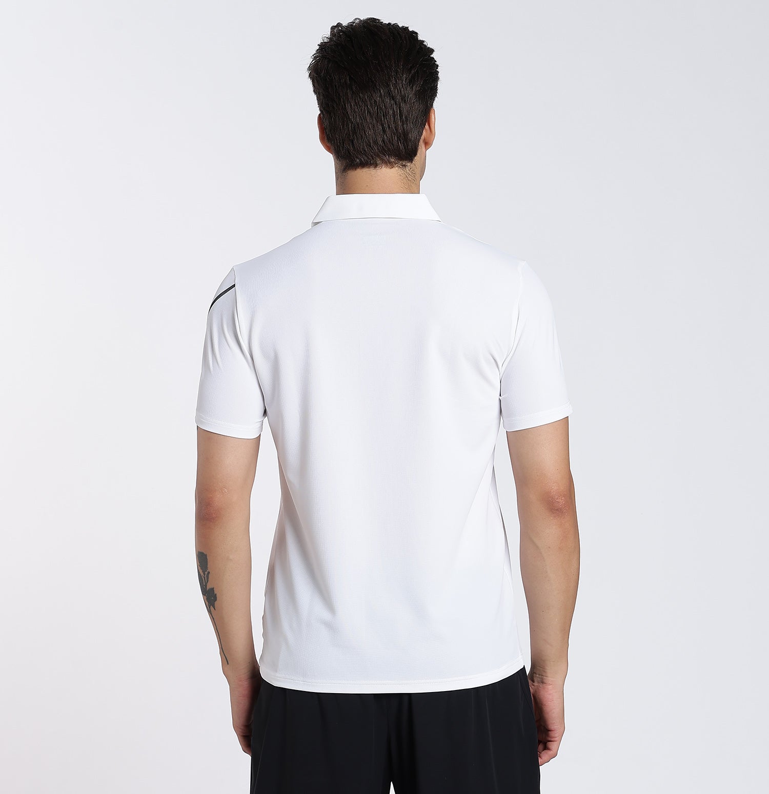 Comfort Knit Polo T-Shirt - Pearl White