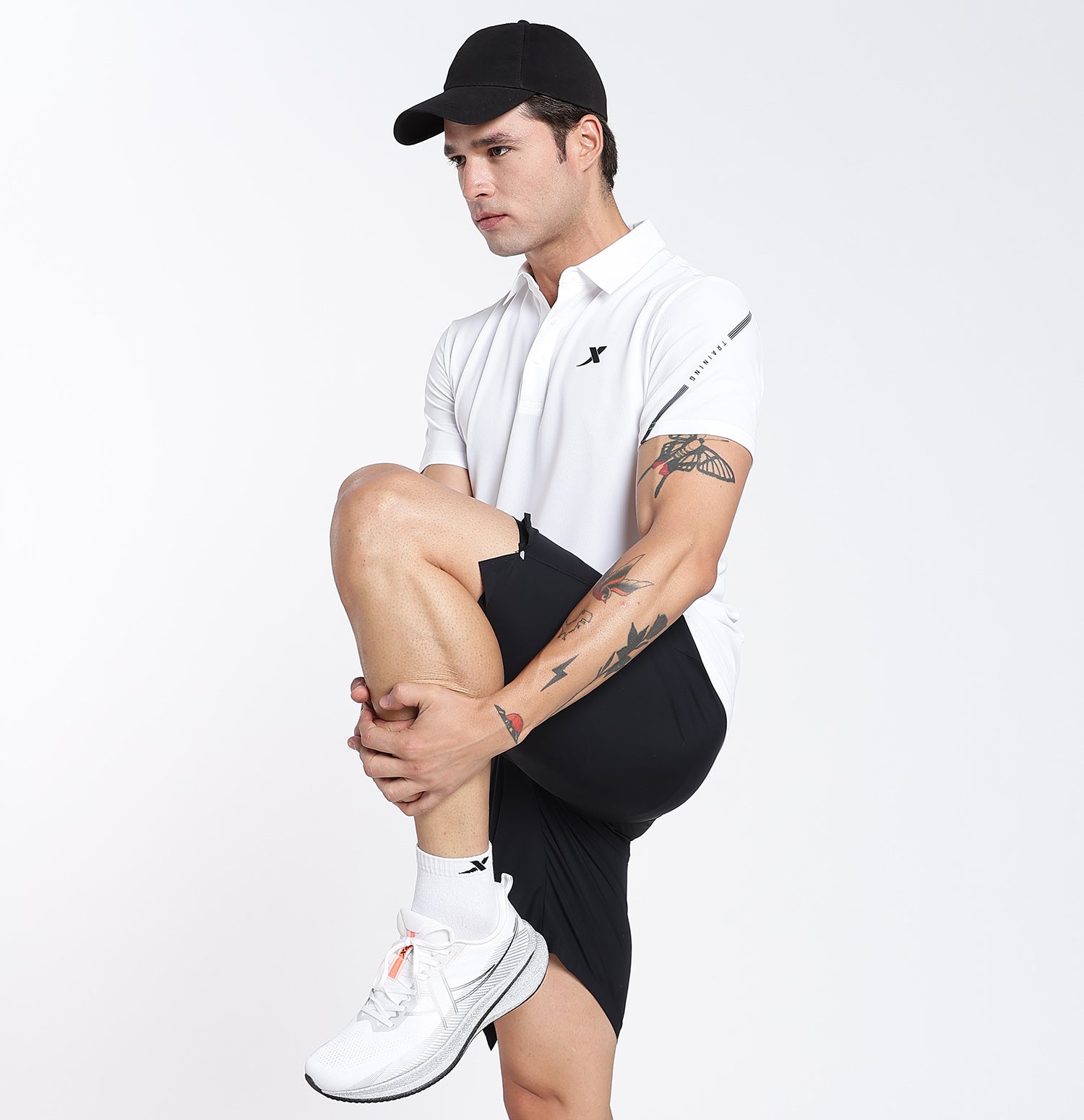 Comfort Knit Polo T-Shirt - Pearl White