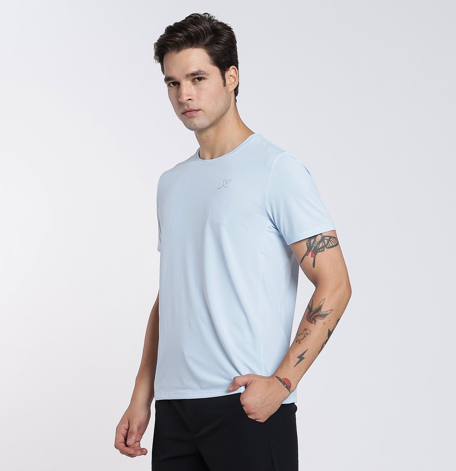 Ice-Cooling Anti-Bacterial T-shirt Vast Water Blue
