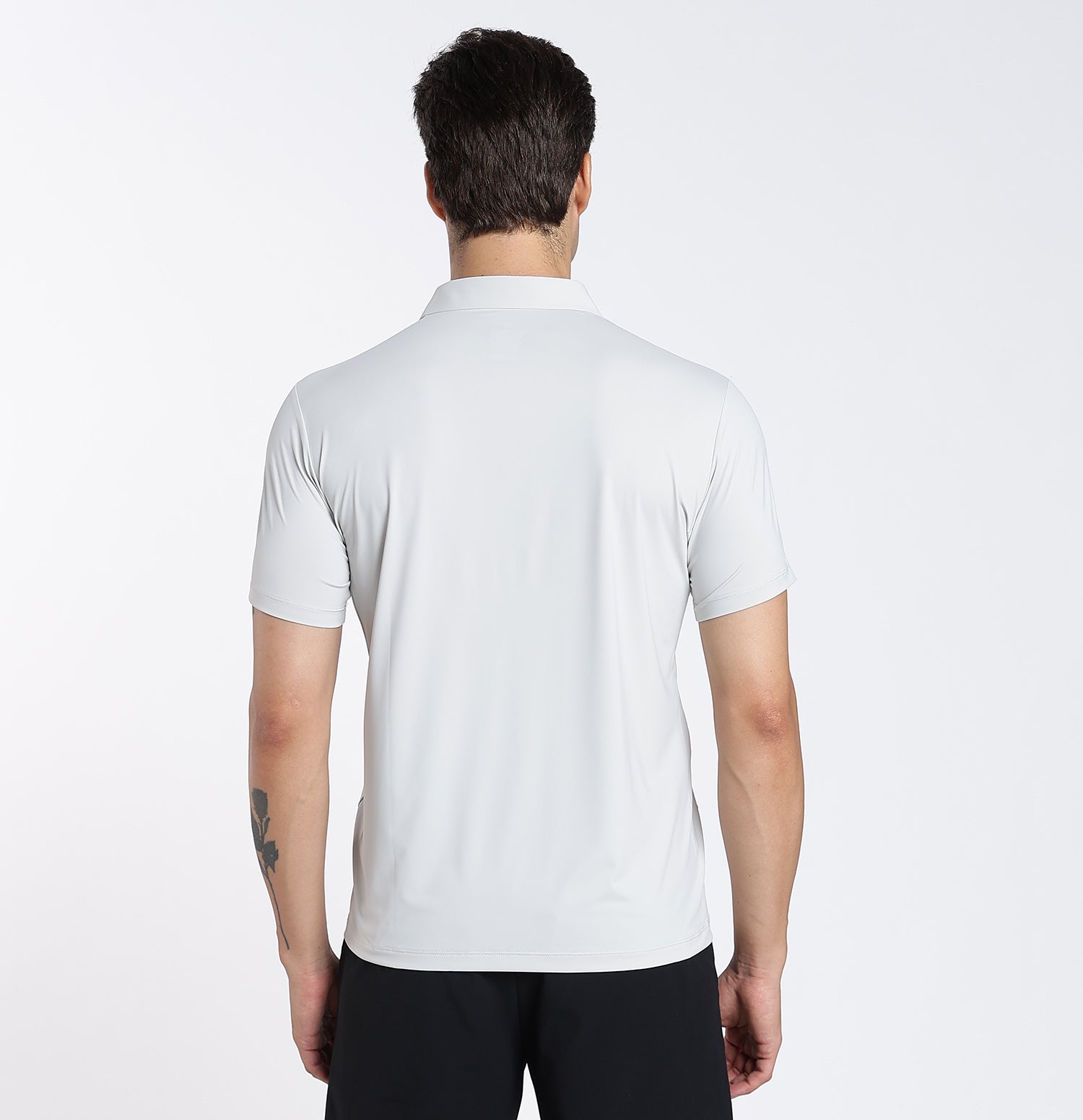 IceWeave Performance Polo T-Shirt - Grey