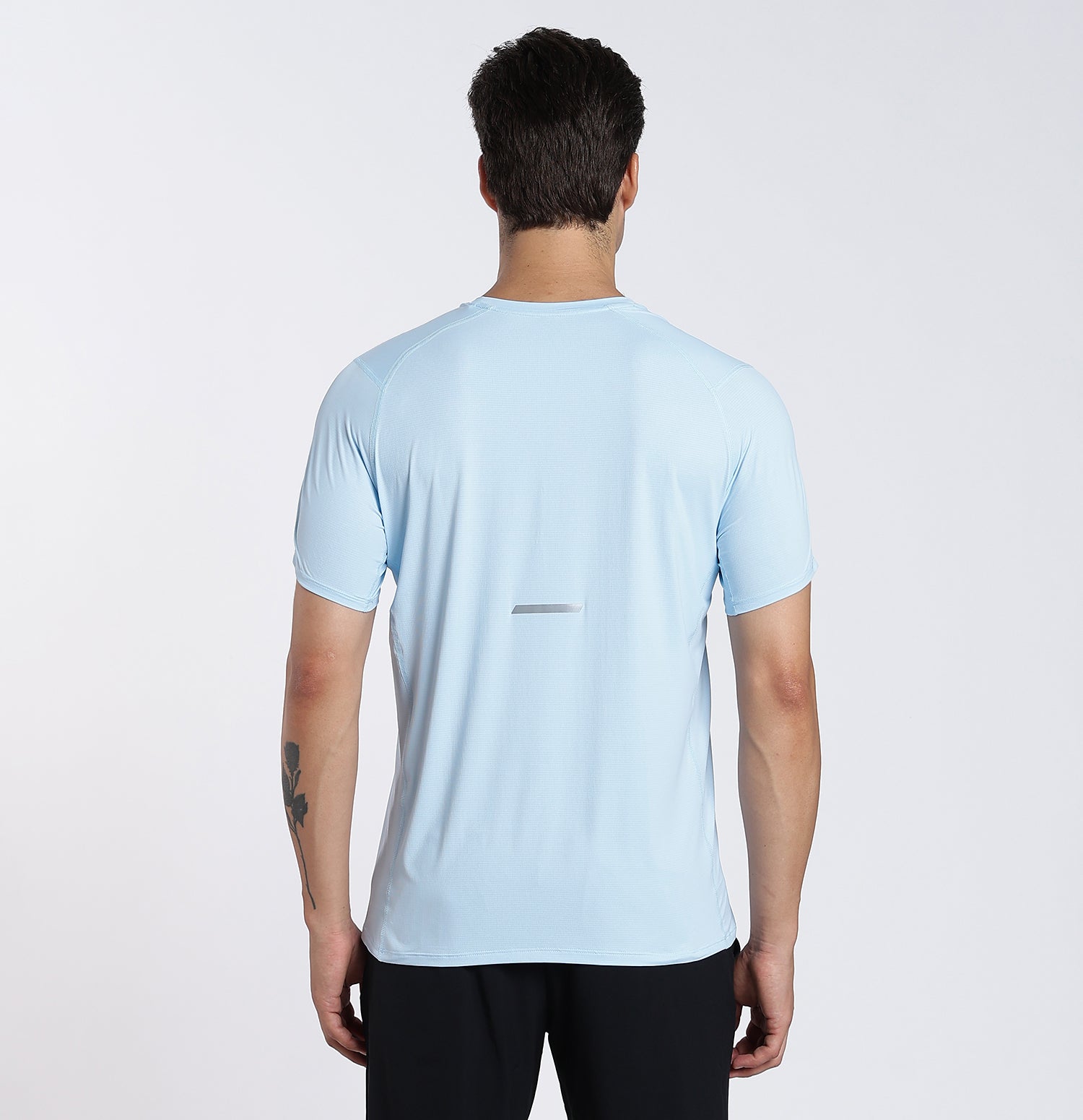 DryFlex Textured Knit T-Shirt - Vast Water Blue