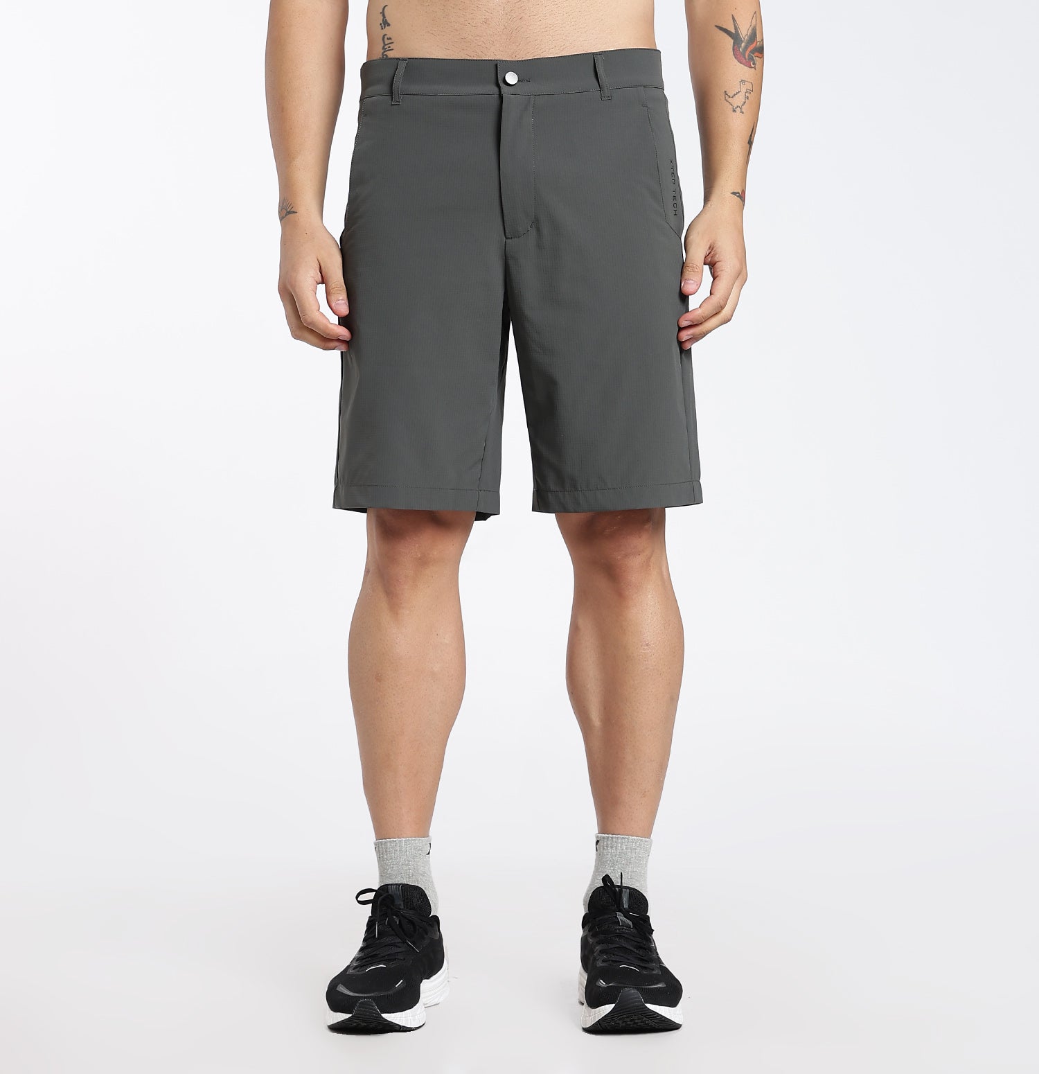 SoftTwill Dry Active Shorts - Grey