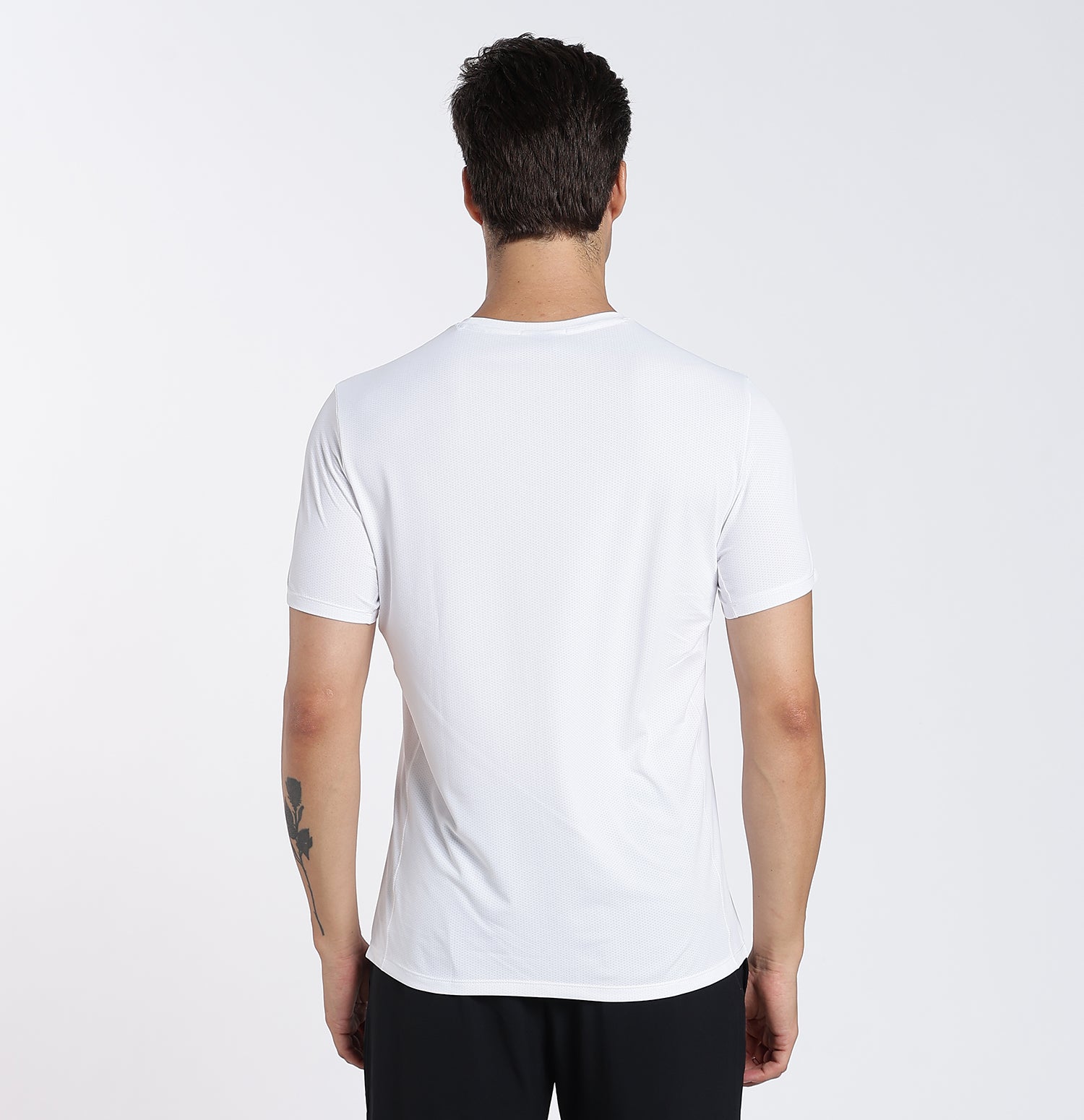 Ice-Cooling Anti-Bacterial T-shirt Pearl White