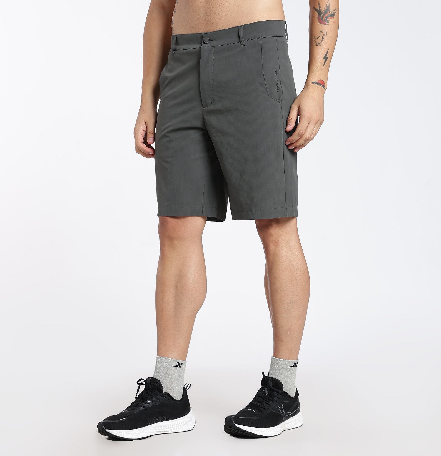 SoftTwill Dry Active Shorts - Grey