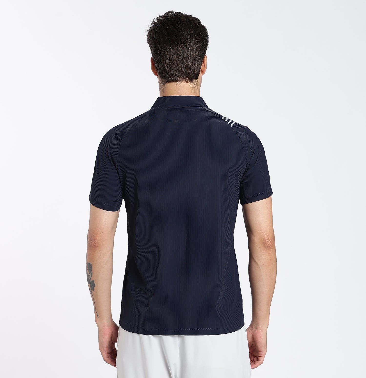 ActiveFlex Textured Polo T-Shirt - Blue