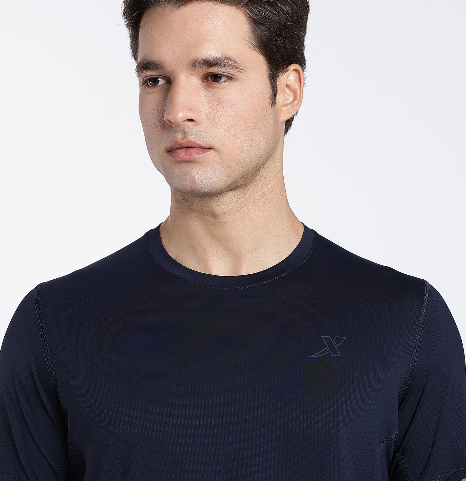 DryFlex Textured Knit T-Shirt - Night Blue