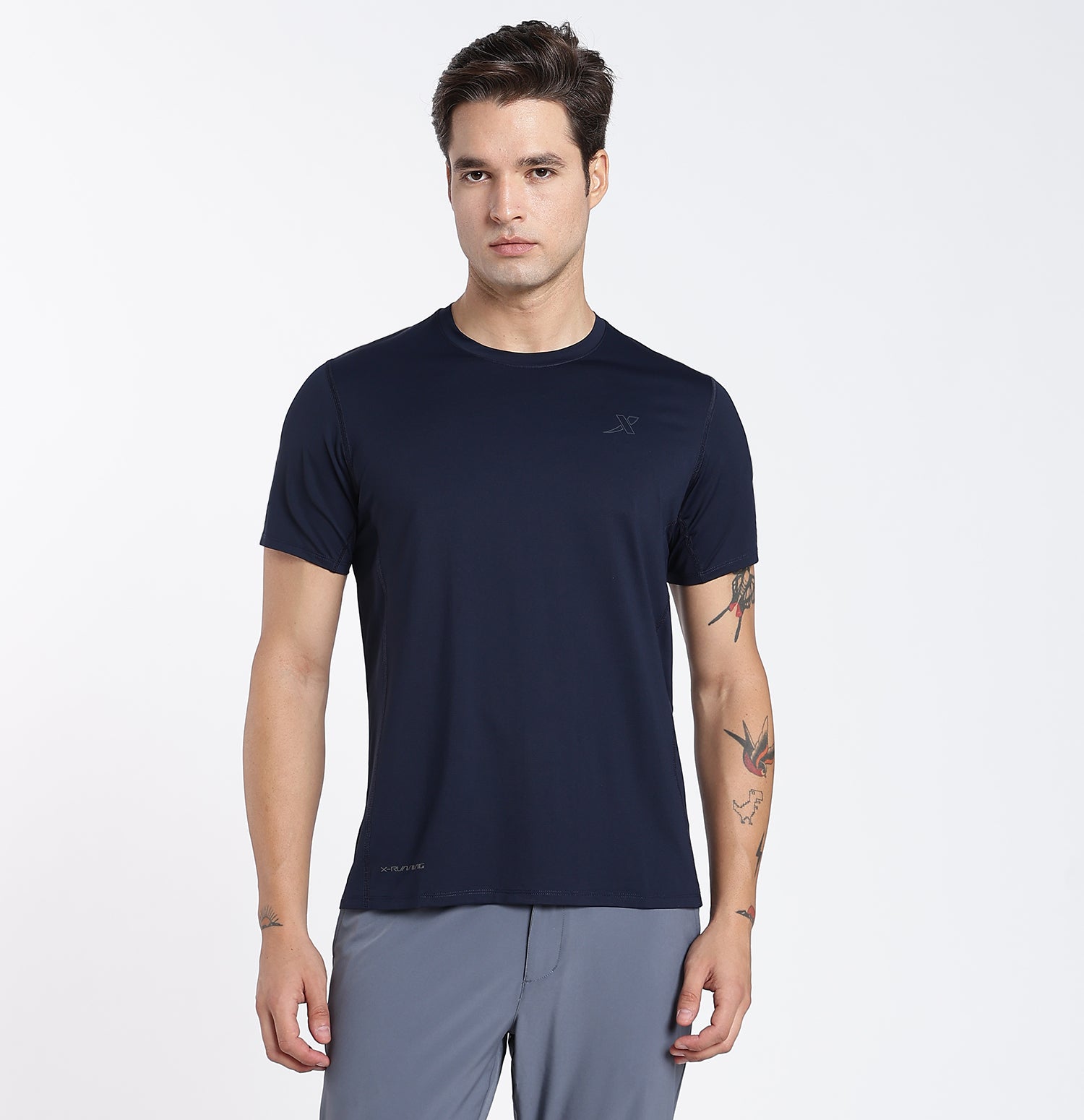 DryFlex Textured Knit T-Shirt - Night Blue