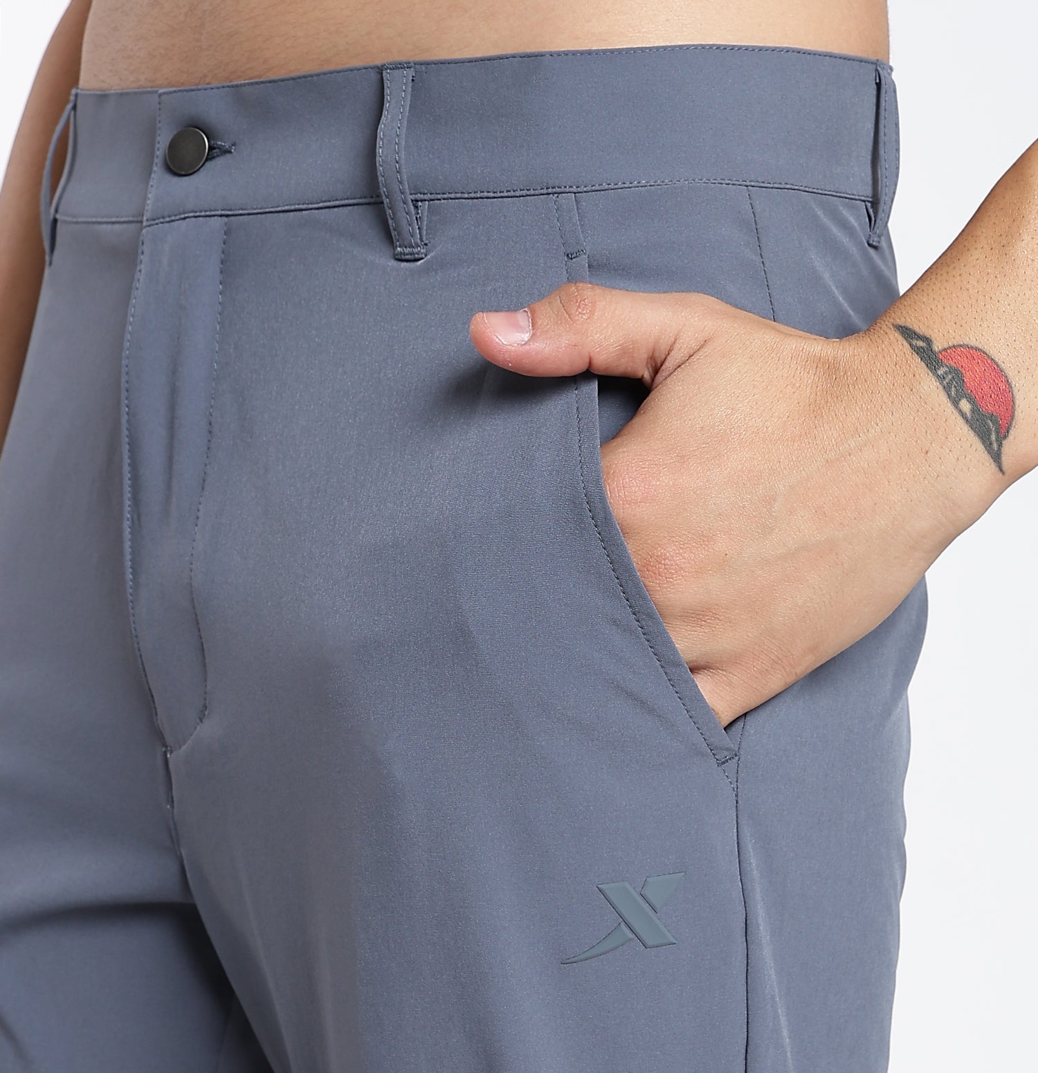 Elastic Weave Quick-Dry Pants - Searock Grey