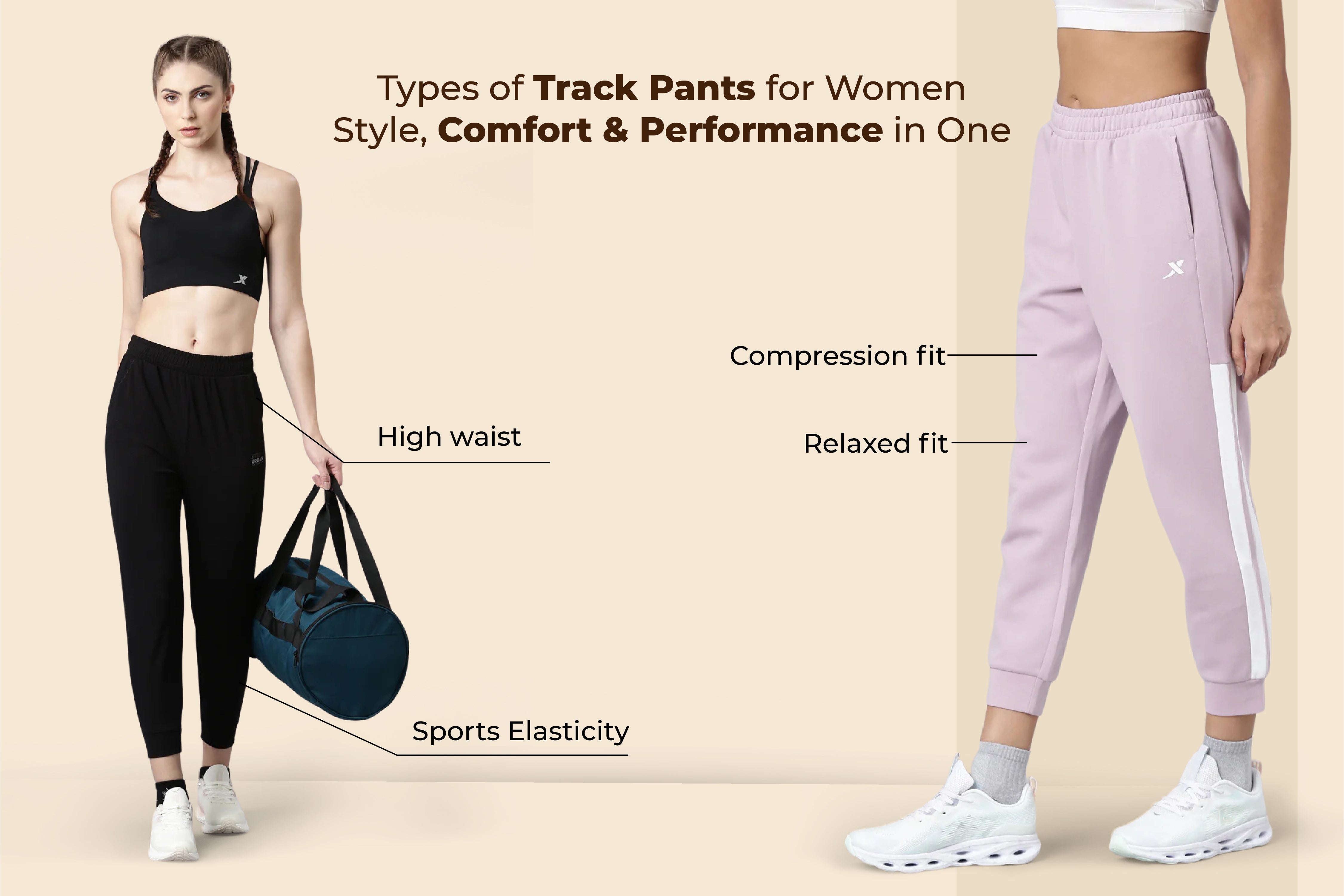 Types of Track Pants for Women: Style, Comfort & Performance in One