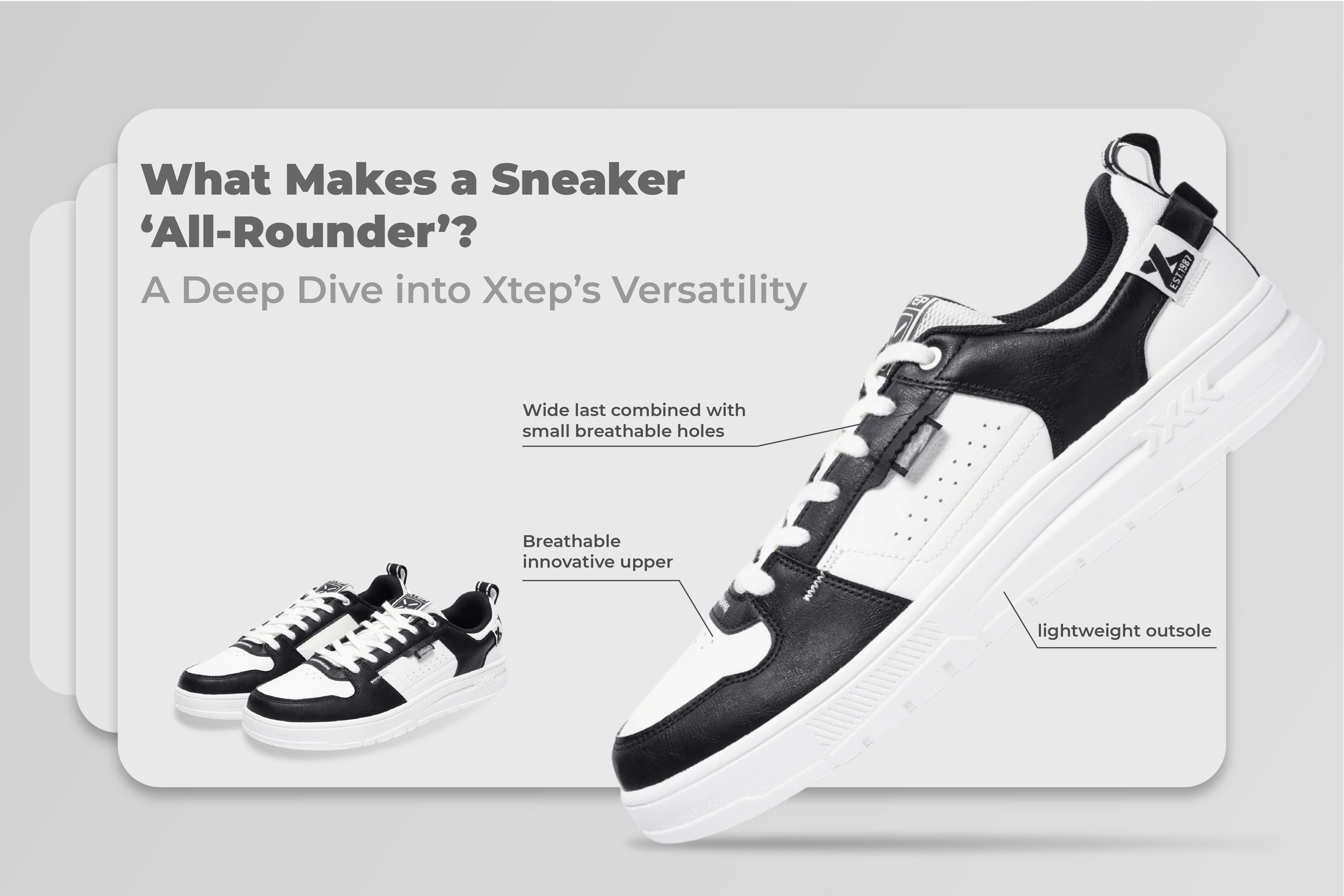 What Makes a Sneaker ‘All-Rounder’? A Deep Dive into Xtep’s Versatility