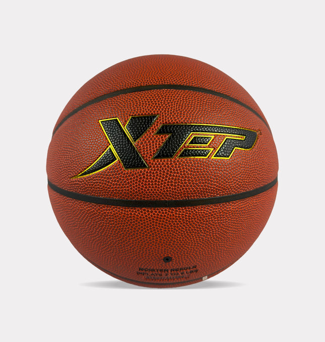 Xtep Basketball | High Grip, Durable Brown Ball for Indoor & Outdoor Play